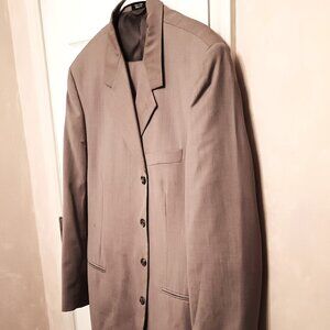 Marco Biella Men 2 Piece Tan Suit